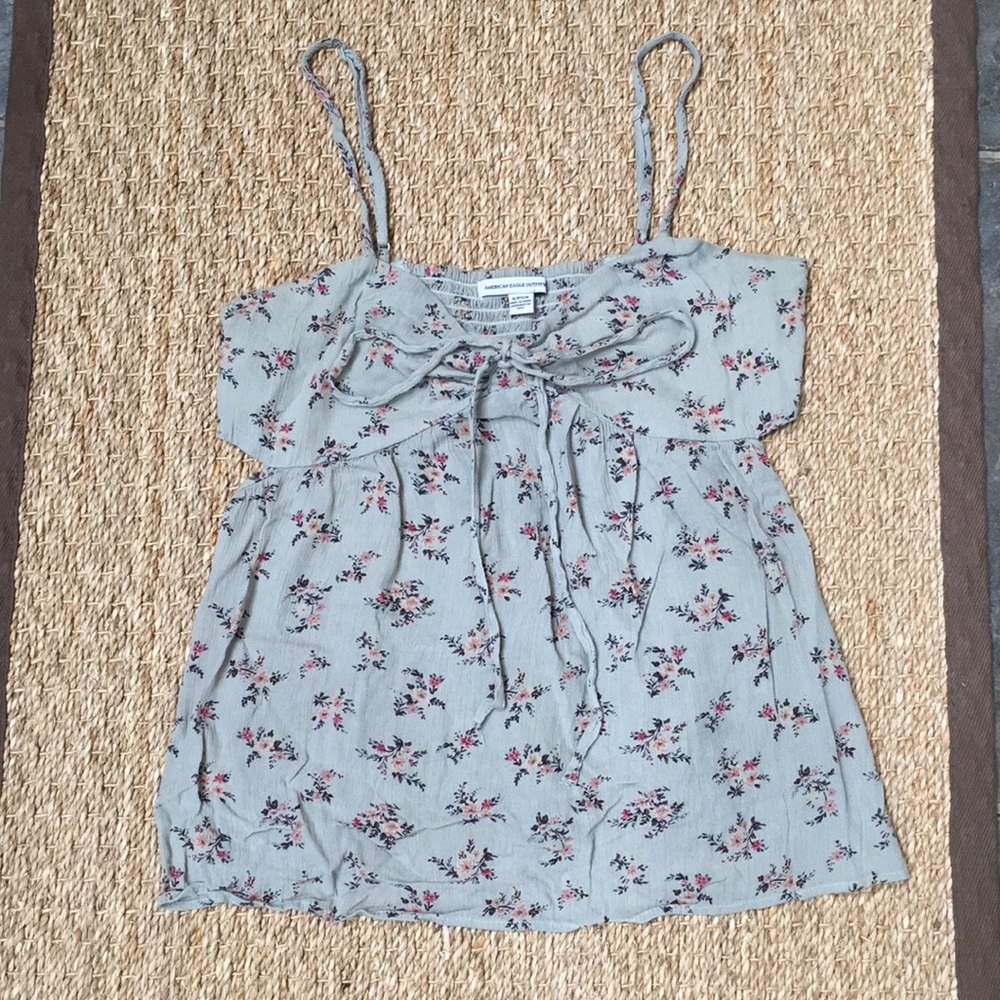 Floral tank top.